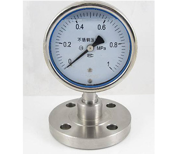 YTP-75S/100SFF防強(qiáng)腐全塑隔膜壓力表