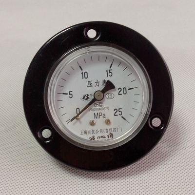 Y-60ZT軸向帶邊一般壓力表